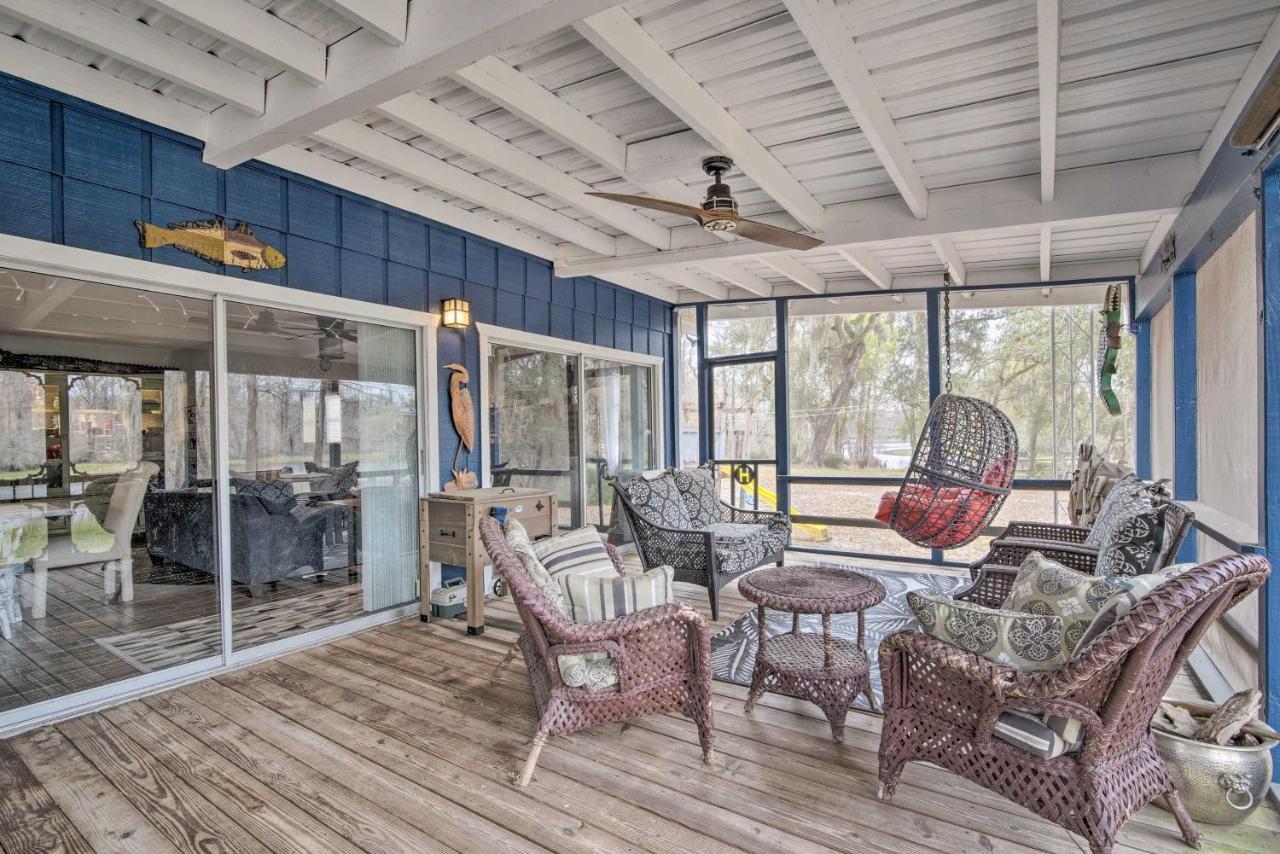 Unplugged Withlacoochee Riverfront Retreat! Bushnell Eksteriør bilde