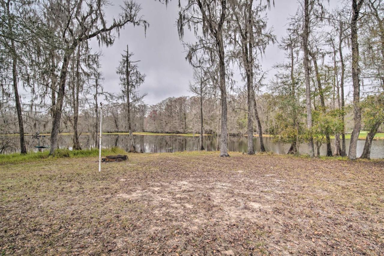 Unplugged Withlacoochee Riverfront Retreat! Bushnell Eksteriør bilde