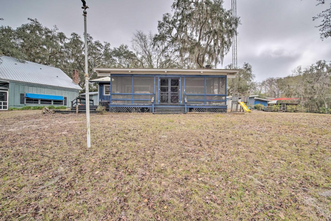 Unplugged Withlacoochee Riverfront Retreat! Bushnell Eksteriør bilde